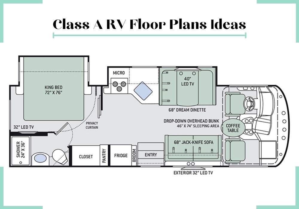 class c rv floor plans