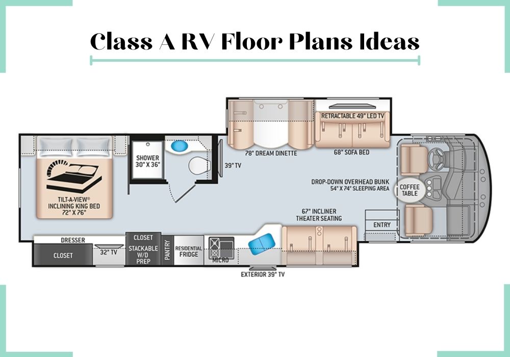 rv trailer floor plans