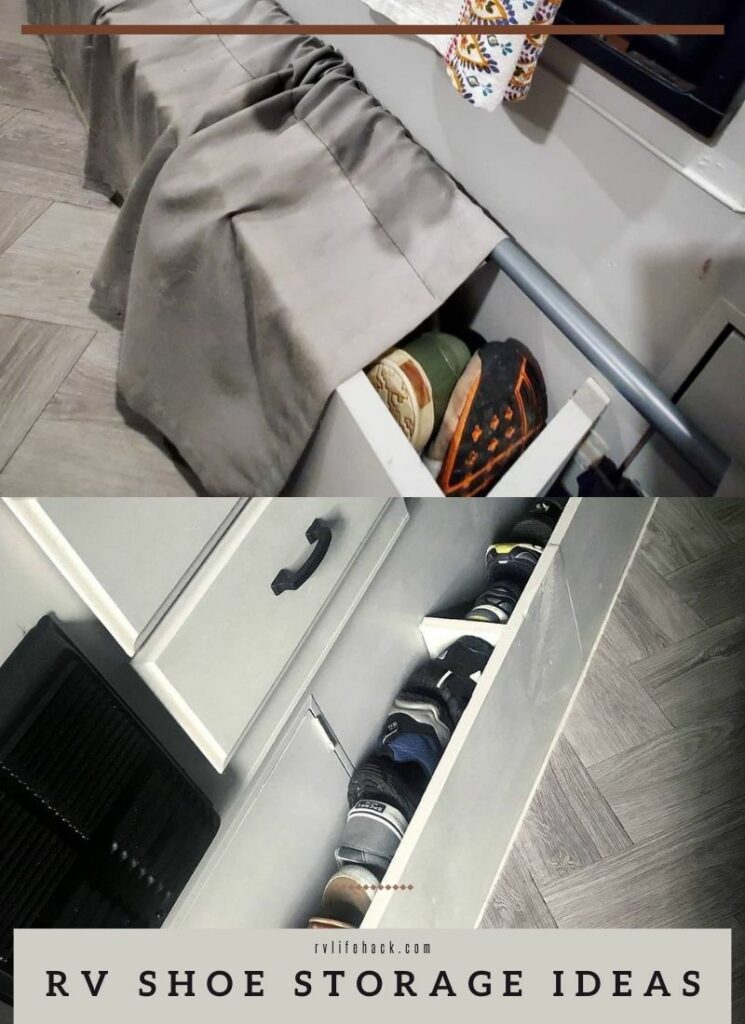 rv shoe storage ideas