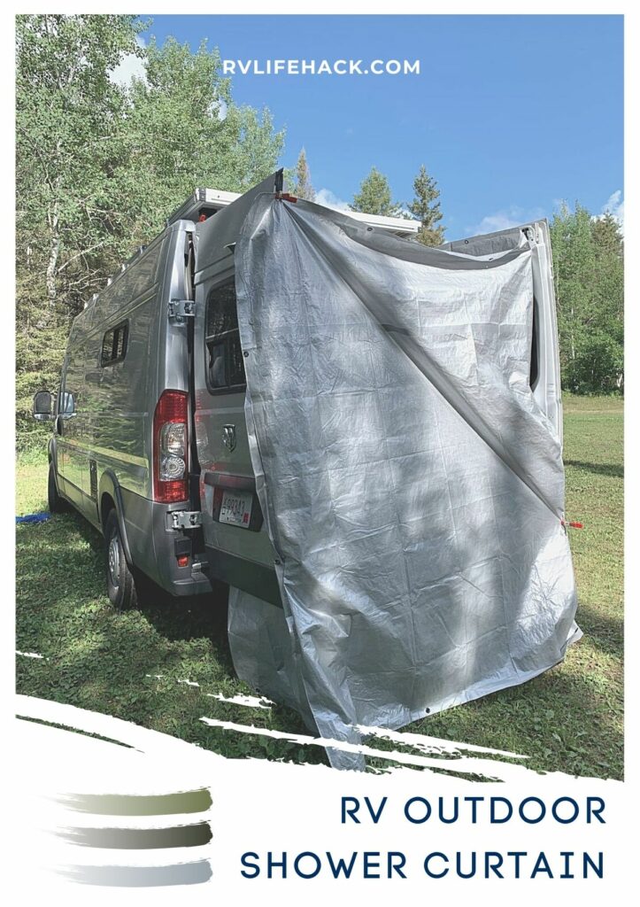 rv shower curtain upgrade