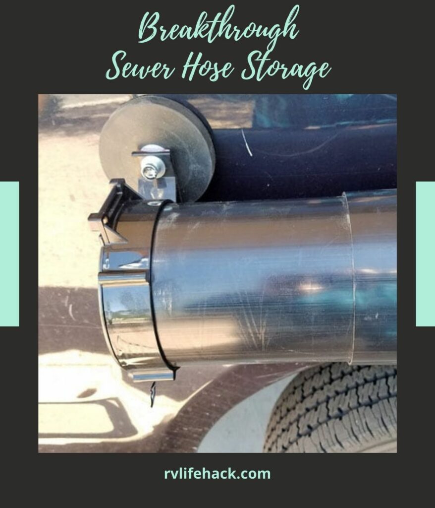 rv sewer hose storage tubes