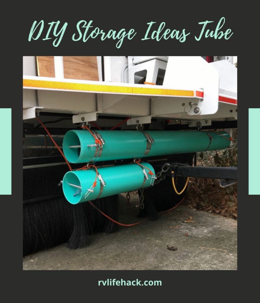 diy rv sewer hose storage