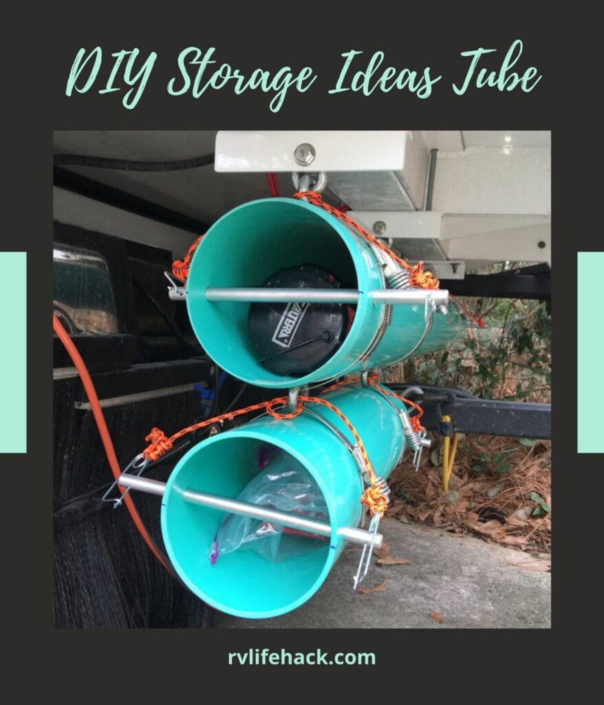 rv sewer hose storage tube