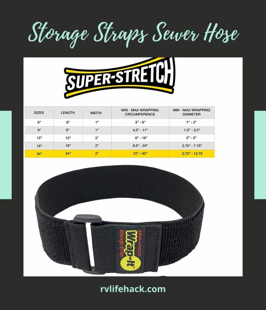 rv sewer hose hard connection storage