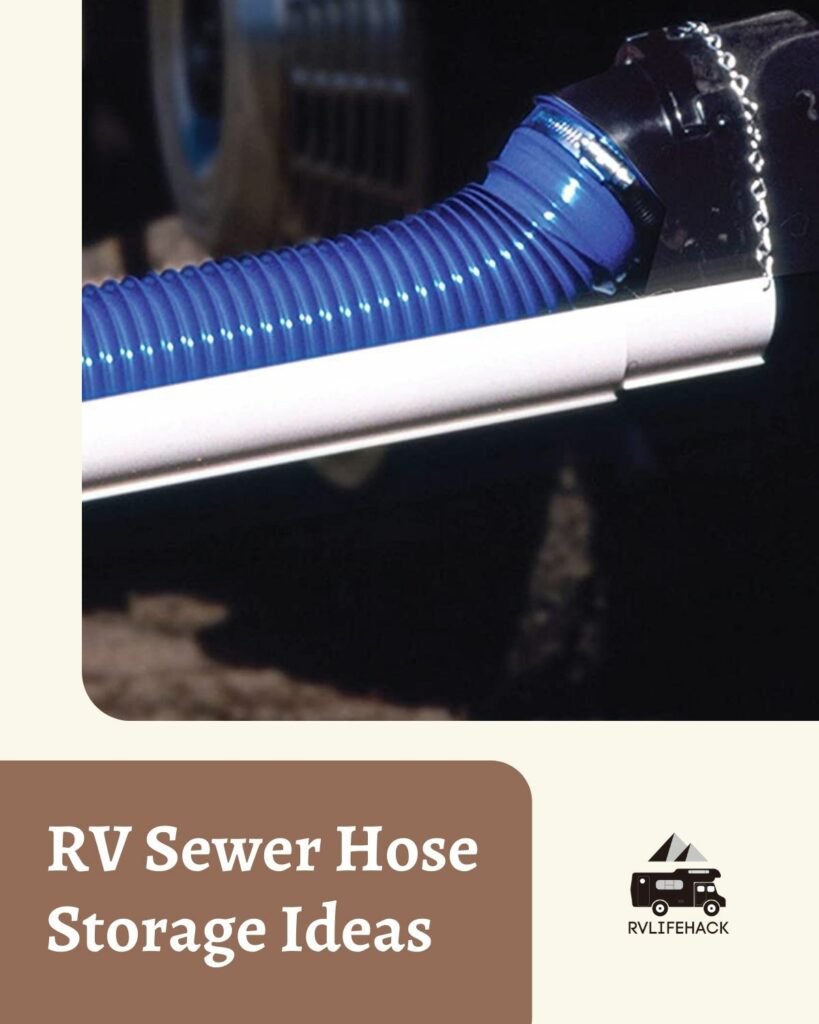 rv sewer hose storage ideas