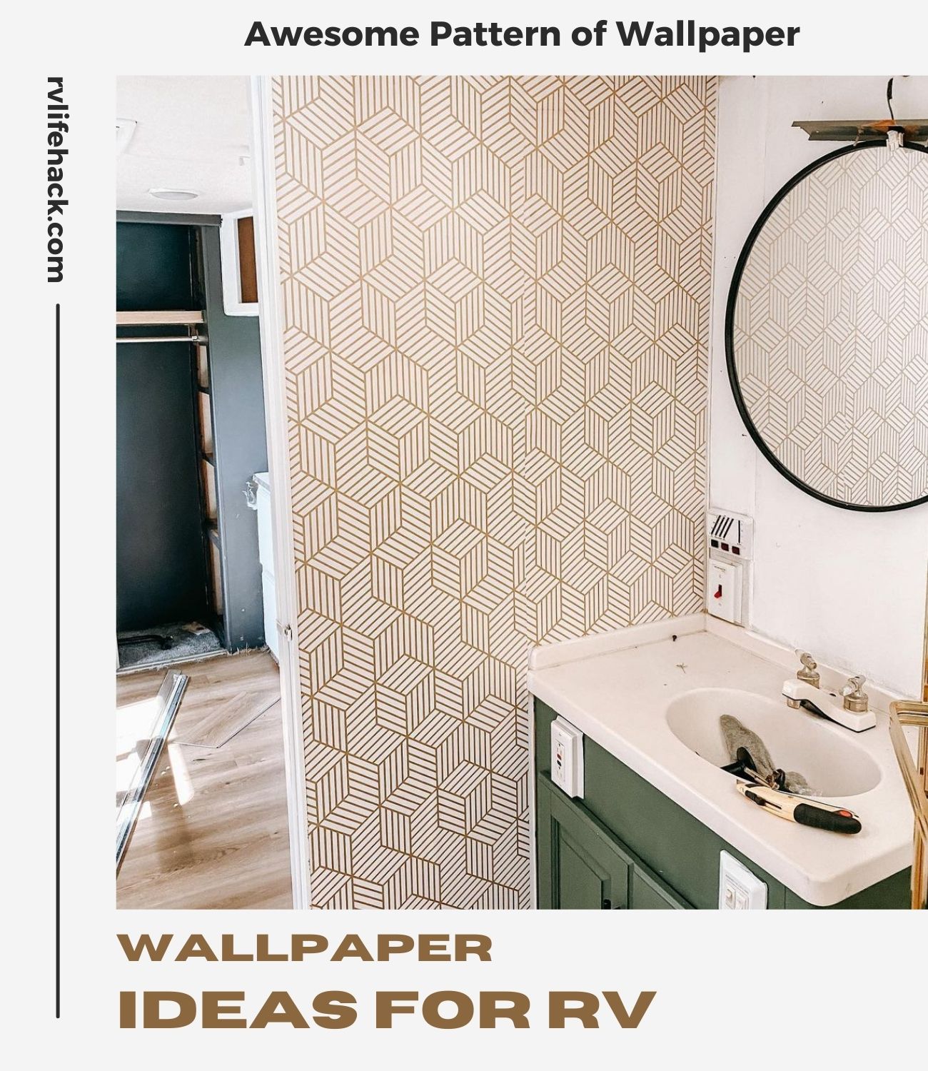 RV Wallpaper Ideas | How to remove the RV wallpaper border?