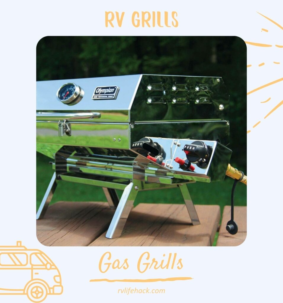 rv mounted grill