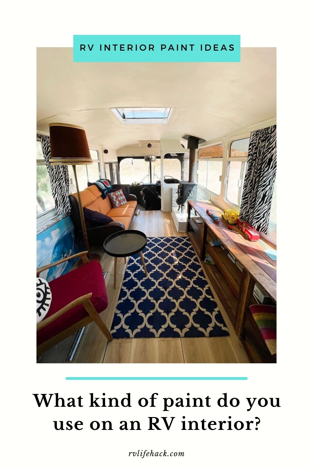 painting travel trailer interior